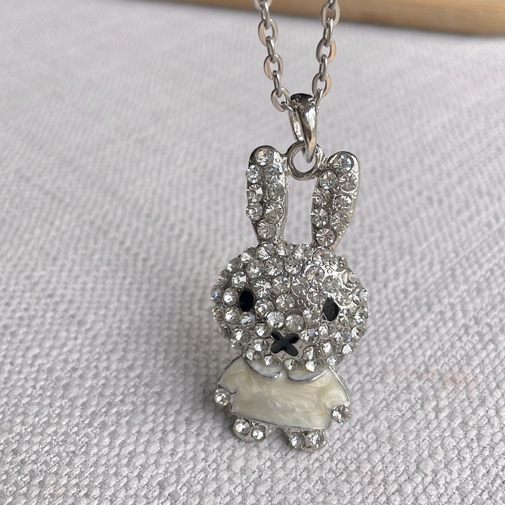 Miffy long pendant necklace